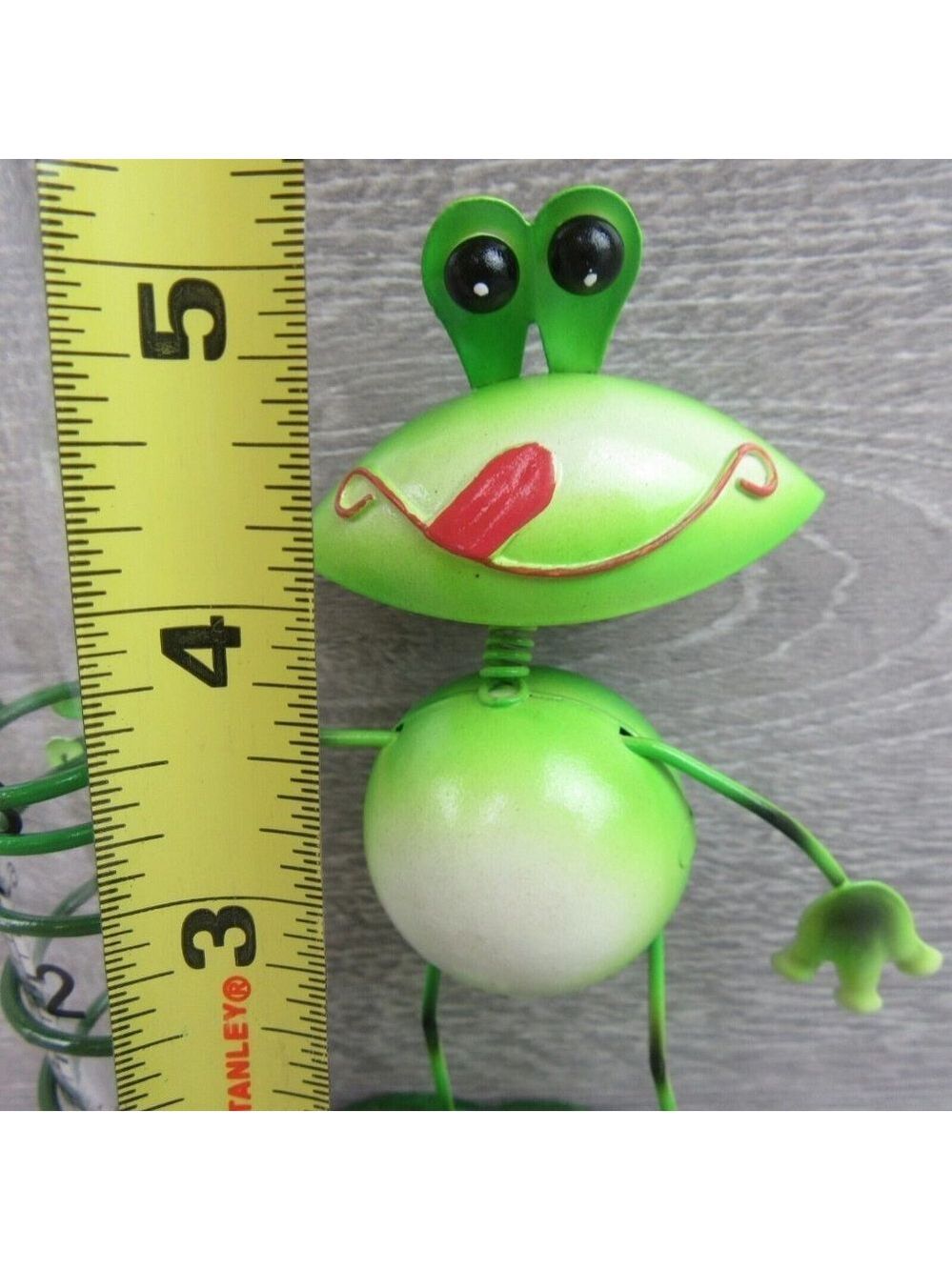 Rain Gauge Garden Metal Stake Frog Decorative Outdoor Yard Decor - Picture 7 of 11